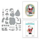Spellbinders - Santa's Here! Etched Dies