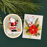Spellbinders - Christmas Die & Glimmer Sentiments Hot Foil Plate & Die Set