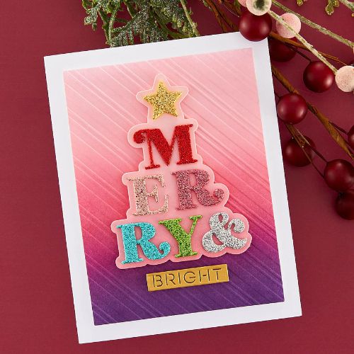 Spellbinders - Merry & Bright Etched Dies