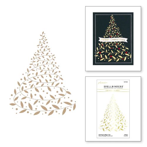 Spellbinders - Swirling Foliage Tree Hot Foil Plate
