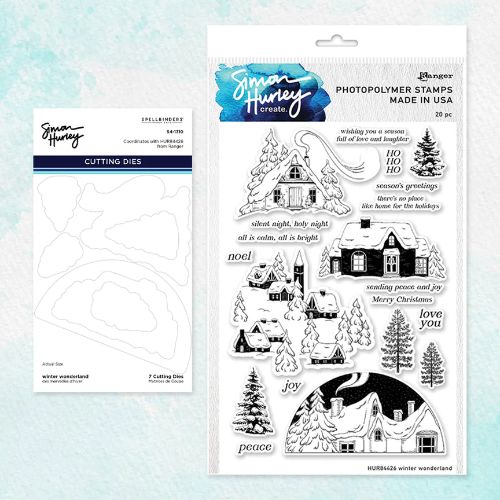 Spellbinders - Winter Wonderland Stamp & Die Bundle by Simon Hurley - Postage as per Actual