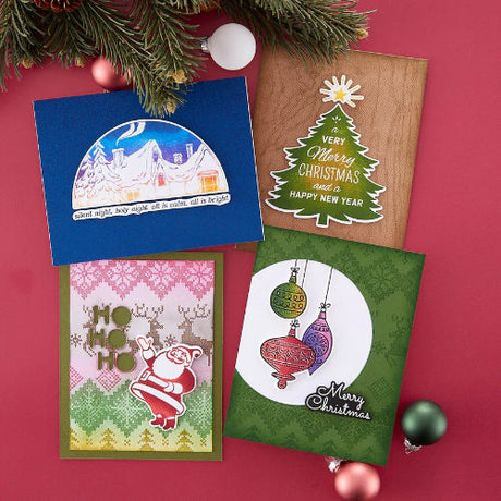 Spellbinders - Retro Holiday Stamp & Die Bundle by Simon Hurley - Postage as per Actual