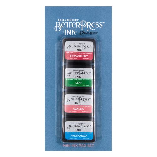 Spellbinders - Flower Garden BetterPress Ink Mini Set - 4 Pack