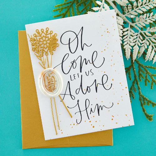 Spellbinders - Let Us Adore Him Press Plate
