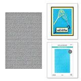 Spellbinders - Sports Talk Embossing Folder by Justine Dvorak