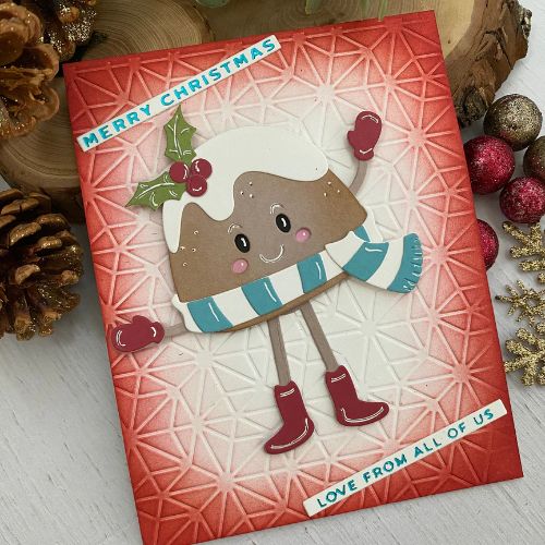Spellbinders - Dancin' Figgy Pudding Etched Dies