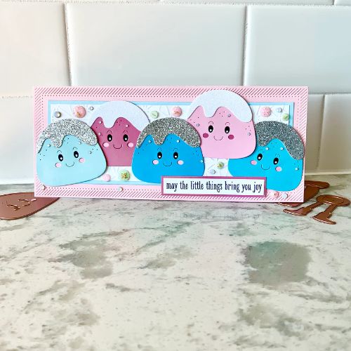 Spellbinders - Dancin' Figgy Pudding Etched Dies