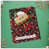 Spellbinders - Dancin' Figgy Pudding Etched Dies