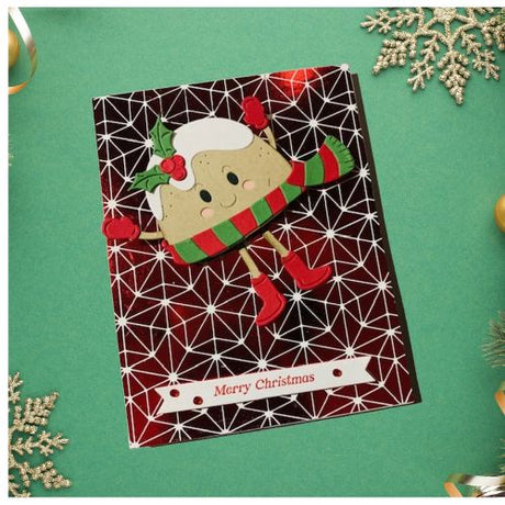 Spellbinders - Dancin' Figgy Pudding Etched Dies