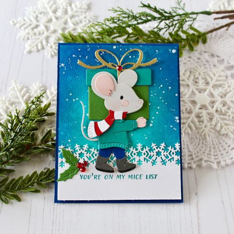 Spellbinders - Dancin' & Giftin' Mouse Etched Dies
