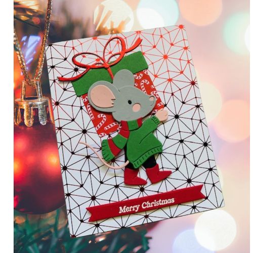 Spellbinders - Dancin' & Giftin' Mouse Etched Dies