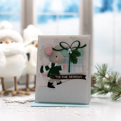 Spellbinders - Dancin' & Giftin' Mouse Etched Dies