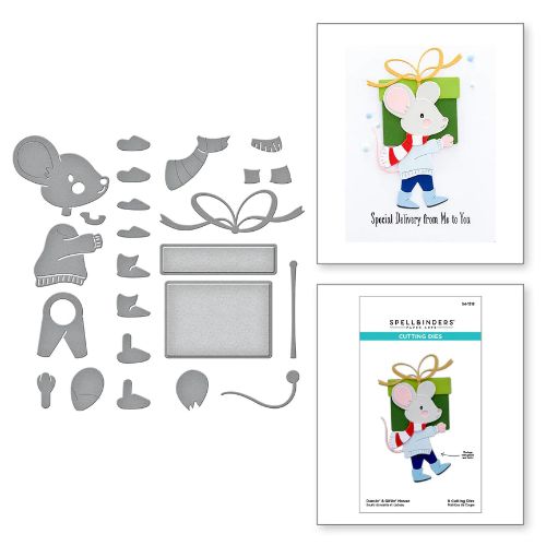 Spellbinders - Dancin' & Giftin' Mouse Etched Dies