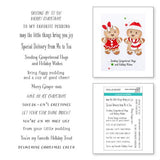 Spellbinders - Dancin' Christmas Sentiments Clear Stamp Set