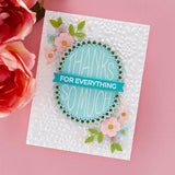 Spellbinders - Kaleidoscope Arch Sentiments Clear Stamp Set