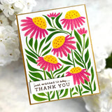 Spellbinders - Coneflower Layered Stencil