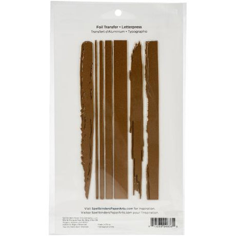 Spellbinders - Glimmer Hot Foil System - Foiled Brushstrokes and Stripes GLP-163