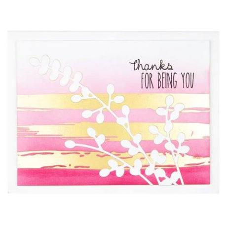 Spellbinders - Glimmer Hot Foil System - Foiled Brushstrokes and Stripes GLP-163