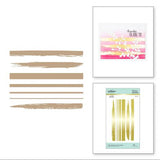 Spellbinders - Glimmer Hot Foil System - Foiled Brushstrokes and Stripes GLP-163