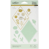 Spellbinders - Glimmer Plate - Diamond Floral Frame GLP-253