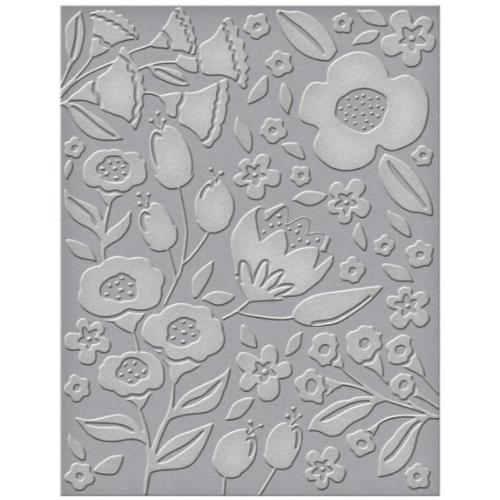 Spellbinders - Detailed Embossing Folder - Simply Perfect Florets SES-015