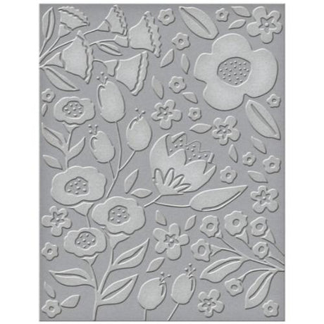 Spellbinders - Detailed Embossing Folder - Simply Perfect Florets SES-015