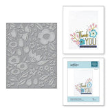 Spellbinders - Detailed Embossing Folder - Simply Perfect Florets SES-015
