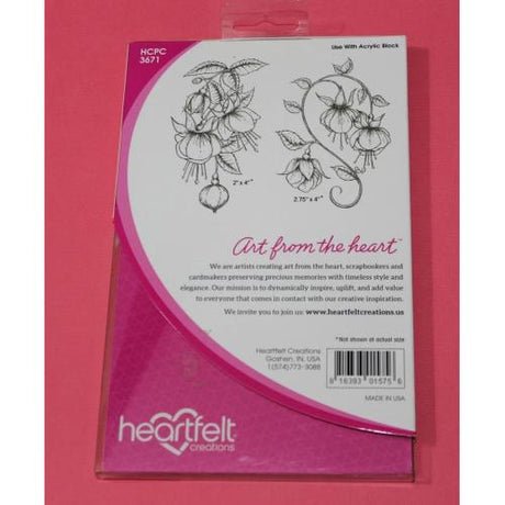 Heartfelt Creations - Fuchsia Clusters Stamp HCPC-3671