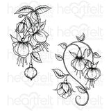 Heartfelt Creations - Fuchsia Clusters Stamp HCPC-3671