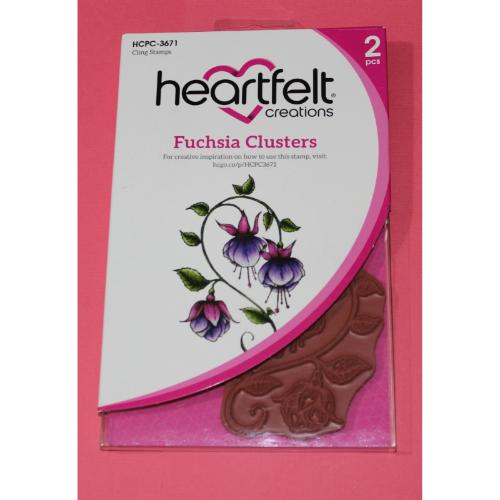 Heartfelt Creations - Fuchsia Clusters Stamp HCPC-3671