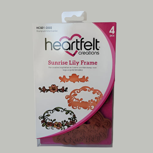 Heartfelt Creations - Sunrise Lily Frame Stamp Set HCSD1-2002