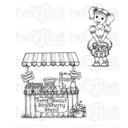 Heartfelt Creations - Berry Cafe Stamp HCPC-3734