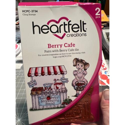 Heartfelt Creations - Berry Cafe Stamp HCPC-3734