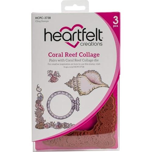 Heartfelt Creations - Coral Reef Collage Stamp Set HCPC-3738