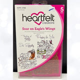 Heartfelt Creations - Soar On Eagle's Wings Stamp HCPC-3765