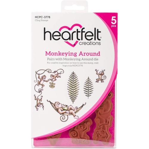 Heartfelt Creations - Monkeying Around Stamp HCPC-3778