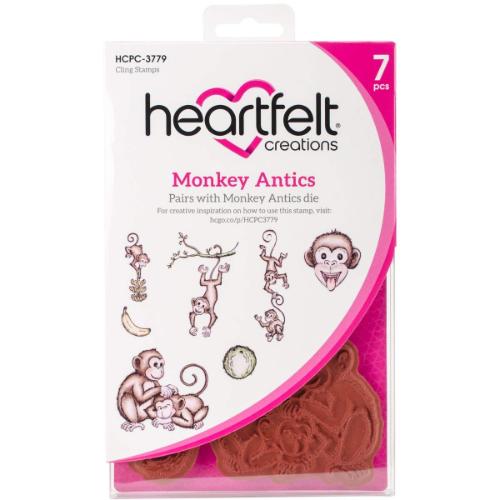 Heartfelt Creations - Monkey Antics Stamp HCPC-3779
