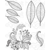 Heartfelt Creations - Tropical Cockatoo Stamp Set HCPC-3781