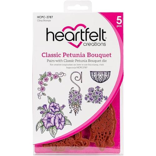Heartfelt Creations - Classic Petunia Bouquet Stamp HCPC3787
