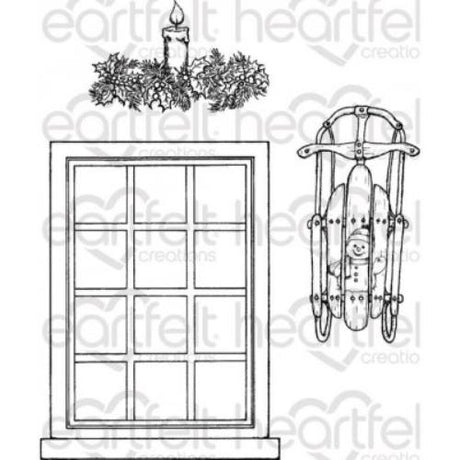 Heartfelt Creations - Window Frame Stamp HCPC-3794
