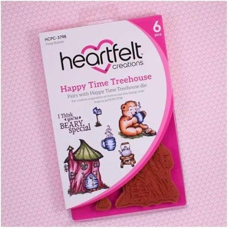 Heartfelt Creations - Happy Time Treehouse Stamp HCPC-3798