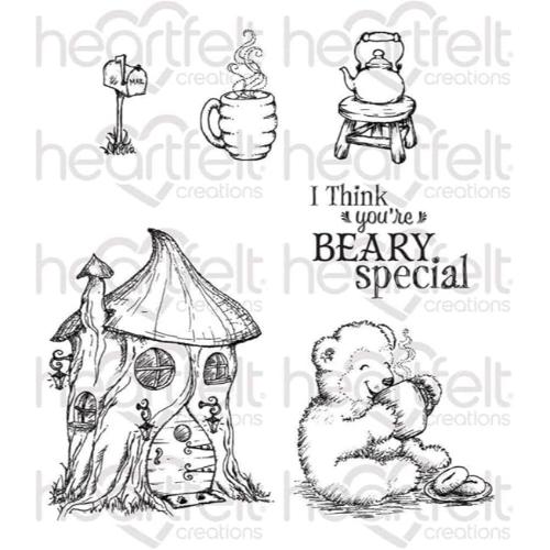 Heartfelt Creations - Happy Time Treehouse Stamp HCPC-3798