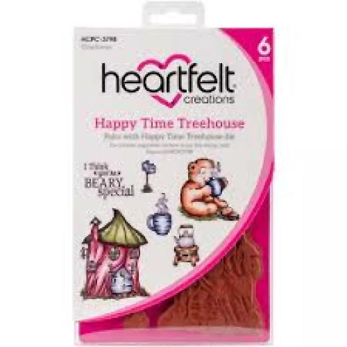 Heartfelt Creations - Happy Time Treehouse Stamp HCPC-3798