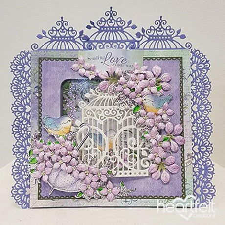 Heartfelt Creations - Lush Lilac & Umbrella Spray Stamp HCPC-3817