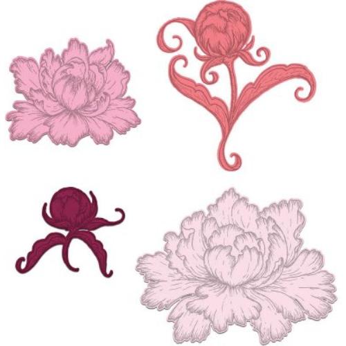 Heartfelt Creations - Peony Bud And Blossom Die HCD1-7175