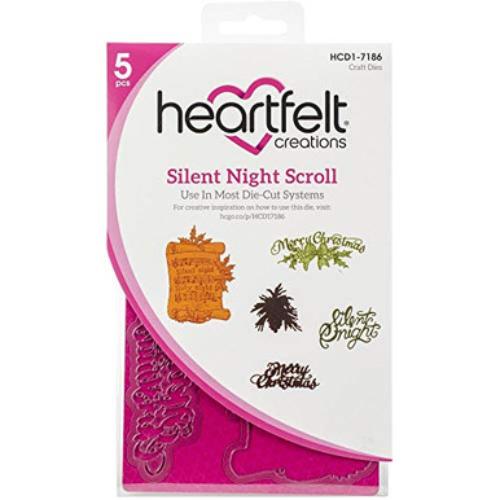 Heartfelt Creations - Silent Night Scroll Die HCD1-7186