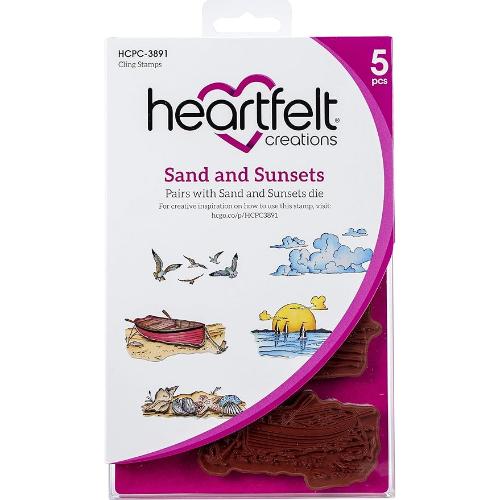 Heartfelt Creations - Sand And Sunsets Stamp HCPC-3891