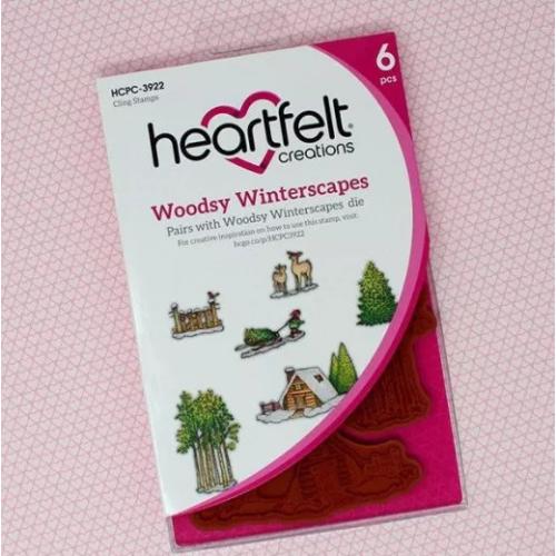 Heartfelt Creations - Woodsy Winterscapes Stamp HCPC-3922