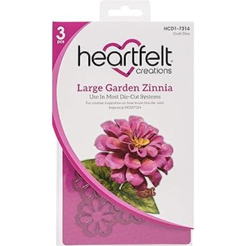 Heartfelt Creations - Large Garden Zinnia Die HCD1-7314