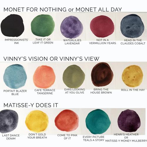 Lindy's Stamp Gang Painter's Palette Monet All Day Flat Magical Shakers